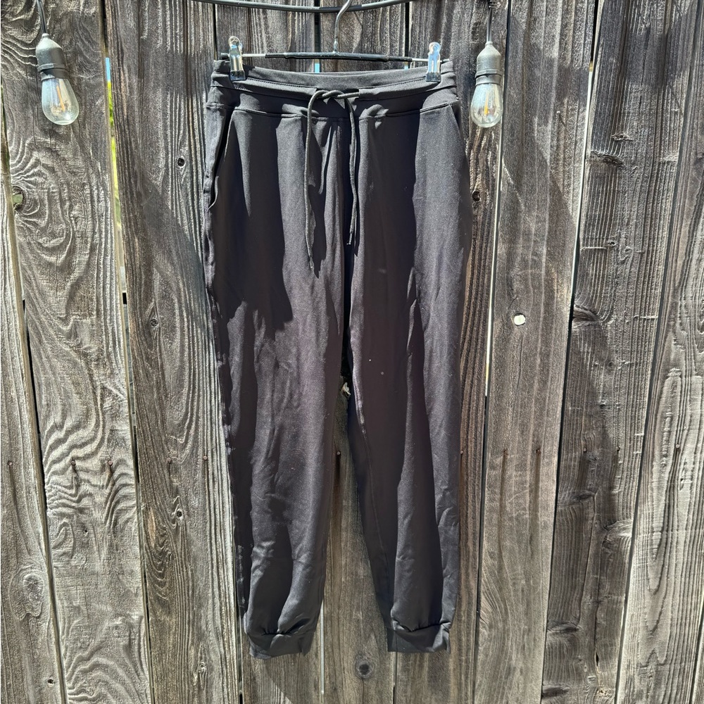 🔴Halara Full Length High Waisted Drawstring Side Pocket Skinny Joggers Black Md
